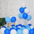 40 White and Blue Balloons For Birthday - Anniversary Balloons Decoration Blue White Balloons For Baby Shower Decoration. 
