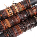 One Piece New Fashion Premium Quality Leather Brecelets/Bangles For Men's And Women's. 