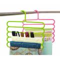 5 Layers Plastic Pants Trousers Denim Jeans Scarf Coat Plastic Hangers. 