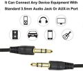 1.5M Male to Male Aux Cable, 3.5mm Audio Cable Cord.Stereo Aux Cord Compatible with Headphone, Smart Phone, MP3 Player, Home/Car Stereos and More. 