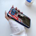 JIUMOO For Samsung J700 Case Side Square Edge New Design Phone Cases Pattern Silicone Casing Fashion Cool Boy Full Cover Camera Frosted Transparent Hard Protection Shockproof Softcase. 