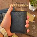 RFID Wallet | Minimalist Men's Purse Long Wallet For Men Bi Fold Simple Wallet Clasp  Card Holder [Secure Book]. 