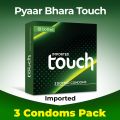 Touch Dotted Condoms - Pack of 3. 