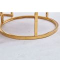 IMPORTED Corner / Coffee / Side Table SET Stainless Steel Electroplated Gold X-33. 