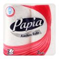 Papia Kitchen Roll Towels 3-Ply | Durable & Absorbent | Pack of 2 | Ideal for Cleaning and Cooking. 