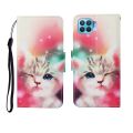 For OPPO F17 Pro Painted Pattern Horizontal Flip Leathe Case. 