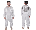 3 Layers Ventilated Bee Suit - Ultra Breeze Full Body Beekeeping Suits for Men & Women Beekeeper Bee Keepers with Fencing Veil Hat Hood (Small to 4XL Size Available). 