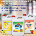 Bliz Ultimate Home Cleaning and Care Trio Bundle: Laundry, Dishes, and Hand Hygiene Essentials. 