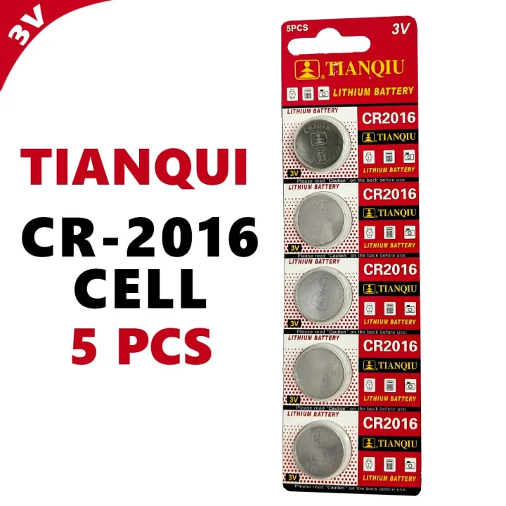 TIANQIU%20CR%202016%20Lithium%203V%20Battery%20Coin%20Button%20Cell%20for%20Wrist%20Watches%20Toys%20Remote%20%E2%80%93%20Pack%20of%205%20-%20Image%202