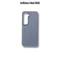 Infinix Hot 60i 4G Back Cover Soft Leather Texture Woven Design Camera Protection Phone Case for Infinix Hot 60i 4G. 
