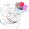 Mini Washing Machine Portable Ultrasonic Turbine Sterilization-Washing Machine Spin Laundry Washer-Portable Mini Washing Machine-USB Powered Wash machine Turner- Ultrasonic Turbine Clothes Dish Washer-Mini Personal Rotary Washing Machine. 