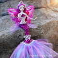 Mermaid princess sweet barbie doll set toy girl kids simulation large girl dress up doll. 