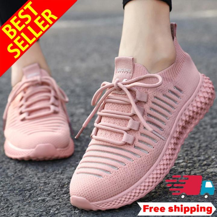 【ALLGOOD】Women's Sneakers  Women Sport Running Shoes Fashion Ladies Lace Up Shoes Casual Shoes for Women