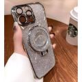New Phone case itel P55 P70 P65 Back cover with Liquid Glitter Quicksand hourglass Stand Holder Luxury Shiny Gradient Plating Girls Slim for itel P70 P55 P65 case. 