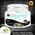 Land Secret Organic Activated Char coal Teeth White ning Powder - 100gm | Natural Coconut Char coal, Mint Extracts | Effective Stain Remover | Fresh Breath. 
