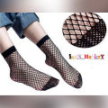 Black Mesh Lace Net Socks For Women. 