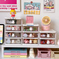 Organizer Box Transparent Desktop Makeup Storage Case Jewelry Container Decor. 