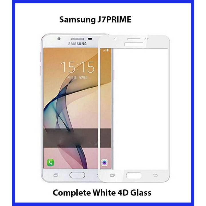 Samsung Galaxy J7 Prime Full White 9D|5D|6D|10D|11D|21D Tempered Glass Screen Protector Full Glue Edge To Edge For Samsung Galaxy J7 Prime