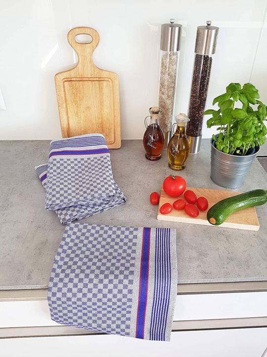 Kitchen%20Towel%20Yarn%20Dyed%C2%A0Chess%20Tea%20Towels%C2%A0Cleaning%20Cloth%206%20pcs%20Value%20Pack%20-%20Image%205