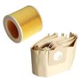 5X Dust Bag 1X Filter for KARCHER WD3 Premium WD 3,300 M WD 3,200 WD3.500 P 6,959-130 Vacuum Cleaner. 