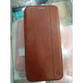 Samsung Galaxy 10 - Rich Boss Pure Leather Case Synthetic Leather Flip Cover. 