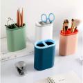 1pc Creative multi-function penholder Desktop debris storage box cute desk accessories kawaii desk organizer. 