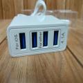 Imported High Quality Original 4 USB Charger 4.1A / Original Fast Charger / Adaptive Quick Wall Travel Adapter / Imported Charger / Mobile Charger / 4 USB Charger / Smartphone 4 USB Charger Art # 4.1A (1 Pcs). 