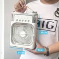 Portable Air Conditioner Fan, Mini Evaporative Air Cooler with 7 Colors LED Light, 1/2/3 H Timer, 3 Wind Speeds and 3 Spray Modes for Your Desk, Nightstand, or Coffee Table. 