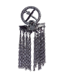 Military Style Chain Brooch Tassel Chain Sherwani Brooch Pin for Men. 