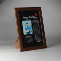 Beautiful happy birthday photo frame - birthday gift - customized frame - gift for boys - gift for girls. 