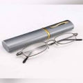 1.0 to 4.0 Portable Metal Pen Reading glasses with free gift cleaning cloth. 