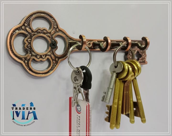 Elegant%20Decorative%20Key%20Holder%20for%20Wall%20Mount,%20Rust-Resistant%20Metal%20Wall%20Hanger%20for%20Home,%20Office,%20Shops%20&%20Kitchen%20Hanger%20-%20Image%207