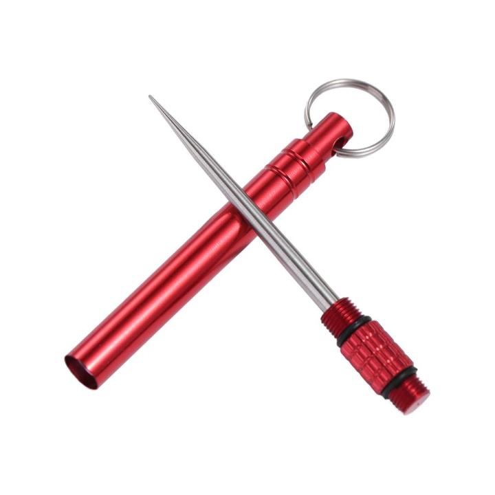 Travel Durable Portable with Holder Outdoor EDC Tool Toothpick Metal Toothpick Fruit Fork