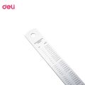 Deli Metal Ruler Silver 15/20/30cm Stainless Steel Straight Rulers Functional Mapping Tool School Office Drawing Supplies. 