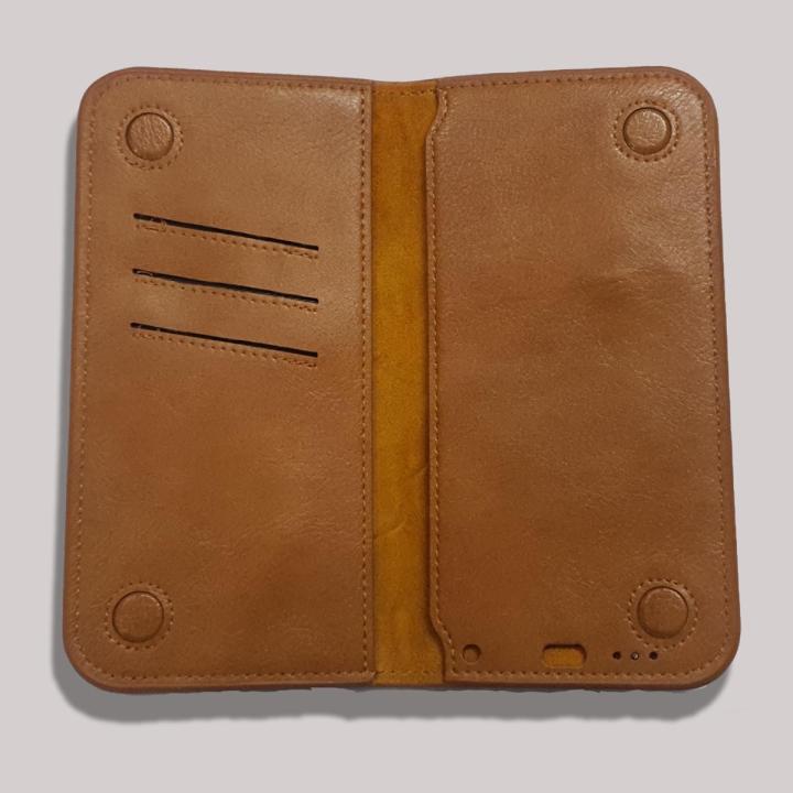 FLOVEME Leather Wallet For Men Long Phone Wallet, Money Purse