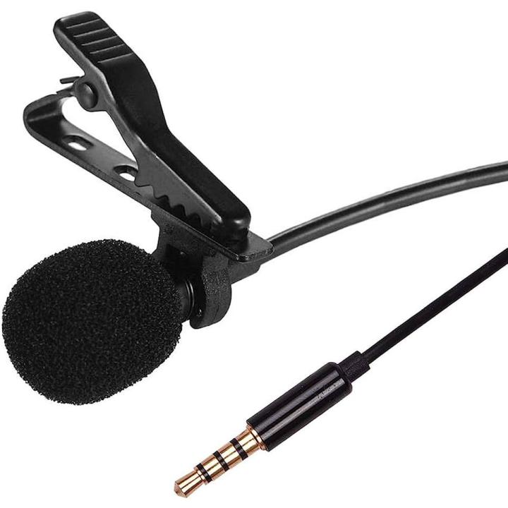 Xtreme Acoustics Professional Lavalier Lapel Collar Condenser Microphone for 3.5mm Jack Android Smartphones and Cameras, Recording mic for Singing