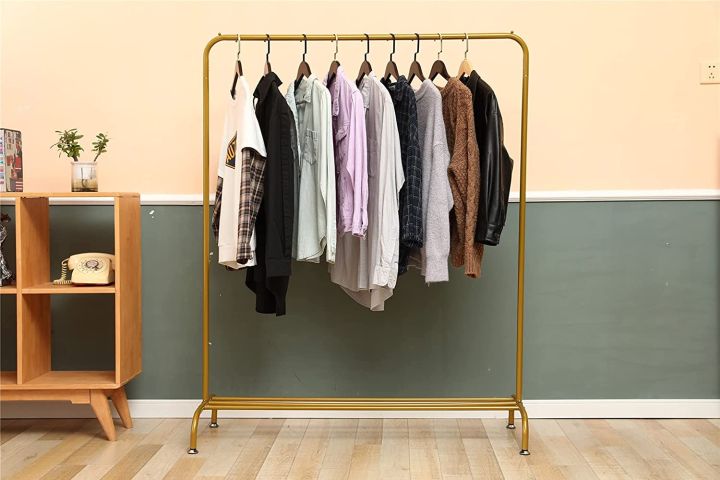 Cloth%20Hanging%20Stand%20Foldable%20Cloth%20High-quality%20clothing%20store%20display%20rack%20golden%20floor%20clothing%20store%20hanger%20Single%20Pole%20Boutique%20Stand%205%20by%205%20Feet%20Large%20-%20Image%208