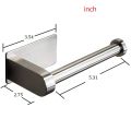 Self Adhesive Toilet Paper Holder-Bathroom Toilet Paper Holder Stand No Drilling Stainless Steel Brushed. 