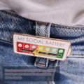 Social Mood Brooch Interactive Mood Social Battery Enamel Pins for Women. 
