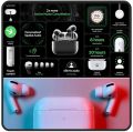 Latest_ Buzzer AirPods_Pro (2nd Generation) Titanium Wireless Earbuds , Bluetooth 5.0, High Quality Sound bass. 
