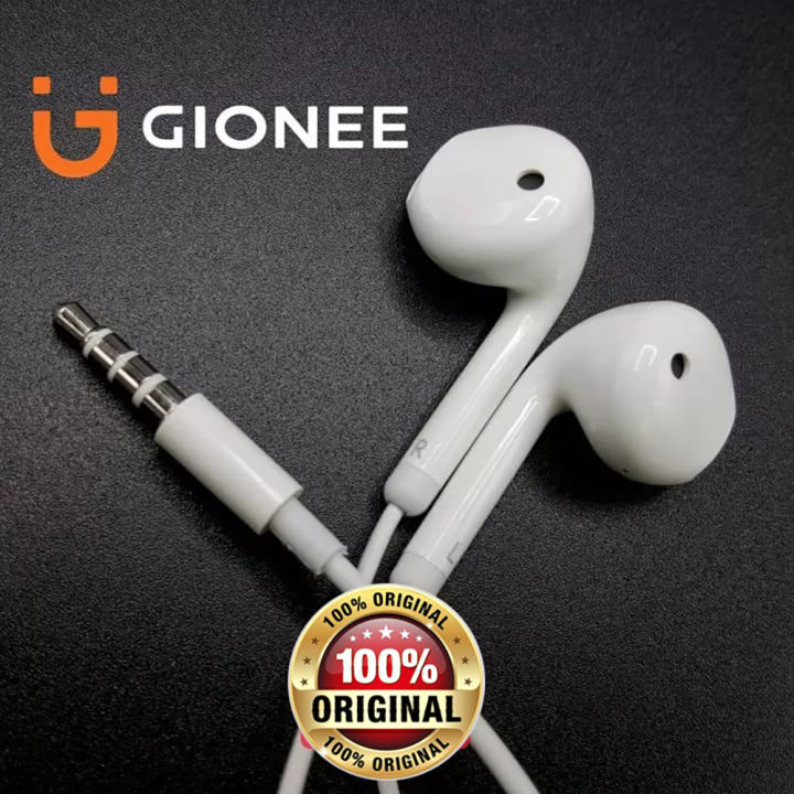 100% Original Gionee Handsfree Imported , High Quality Deep Bass  Sound - Earphones - Headphones - Left Right Blance-For Gaming  PUBG