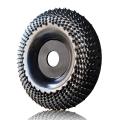 Grinder Wheel Disc 4 Inch Wood Shaping Wheel, Wood Grinding Shaping Disk for Angle Grinders with 5/8inch Arbor. 