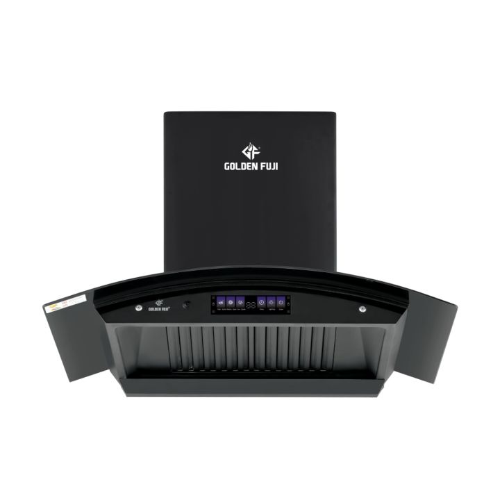 GOLDEN FUJI - Kitchen Range Hood - Wall Mounted - Pure Copper Motor Blower - Powerful Suction 1000CFM - Hand Sensor - Touch Panel - Voice Sensor - GF500