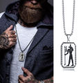 2023 Anubis Egyptian Hip Hop Man Trendy Stainless Steel Charm Jewelry Necklaces Man Anti Tarnish 2024. 