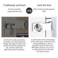 2.5 inch Hasp Locks with Keys, Chrome Plated Twist Knob Keyed Locking Hasp for Drawers, Cabinets, Closets, Boxes, Showcase (Silver). 