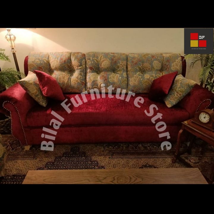 7%20Pcs%20Fabric%20Stylish%20Sofa%20Set%20in%20Maroon%20-%20Image%202