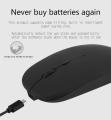 Rechargeable Wireless Mouse with Comfortable Grip and High Precision Tracking for Gamers and Professionals Rechargeable Wireless RGB Gaming Mouse with Adjustable DPI Silent Button Ultra Thin USB Optical Mice. 