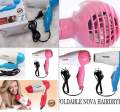Nova Professional Hair Dryer 1000W – Quick Home Styling | Foldable | Perfect for Girls & Boys. 
