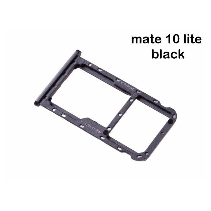 Huawei Mate 10 Lite Black Sim Card Tray And Micro SD Card Slot Holder