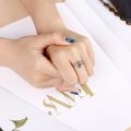 Hug Ring For Girls | Adjustable Love Couple Rings | Pack Of Two Rings Gold & Silver. 